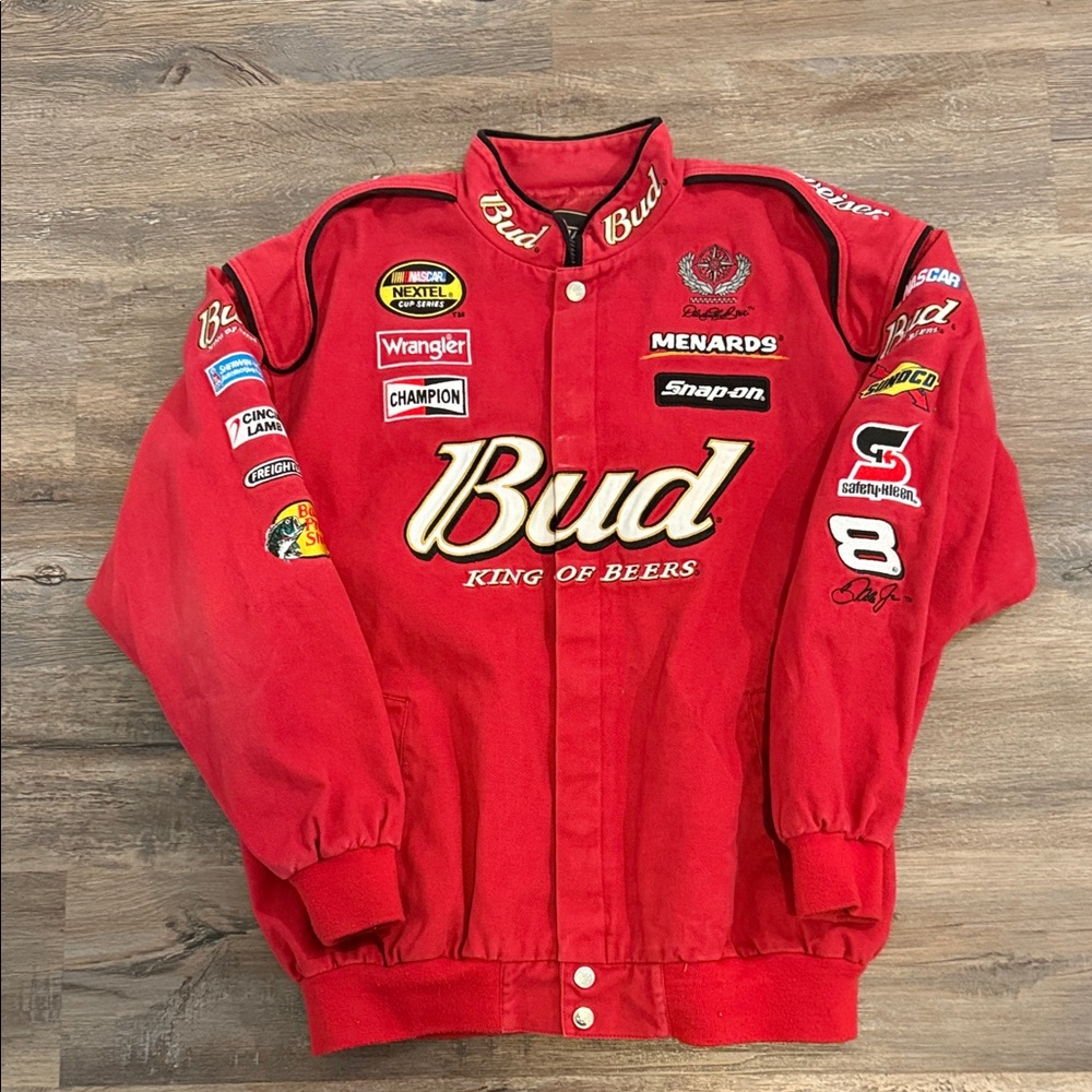 Budweiser Red Racing Jacket with Logos